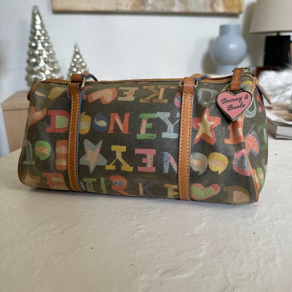 Vintage Dooney & Burke Barrel Bag